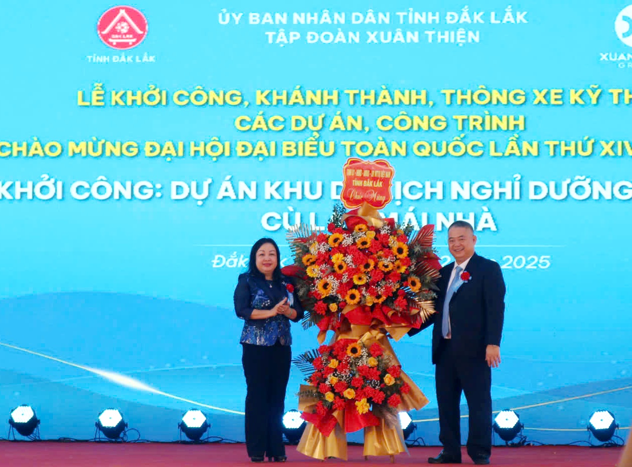 Khởi công Dự án Khu du lịch nghỉ dưỡng cao cấp Cù Lao Mái Nhà tại Đắk Lắk